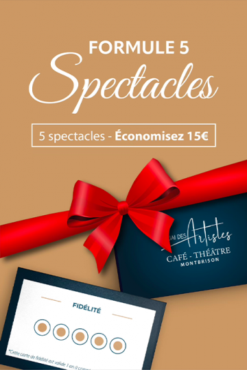 Carte abo 5 spectacles (nominative)