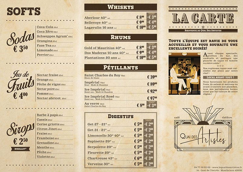 carte tapas