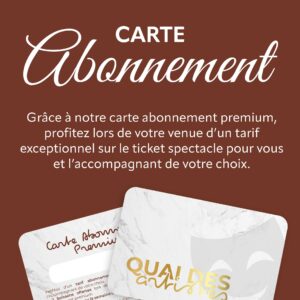 Carte abonnement premium - 12 mois