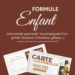 Chèque cadeau - Pack "enfant"